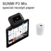 Thermal Paper (50 Rolls), dedicated receipt paper for Sunmi P3 Mix, size 80mm X Ø40mm, 3.125" (80mm), 45.9 feet (14m), Diameter (40mm) - Image 3